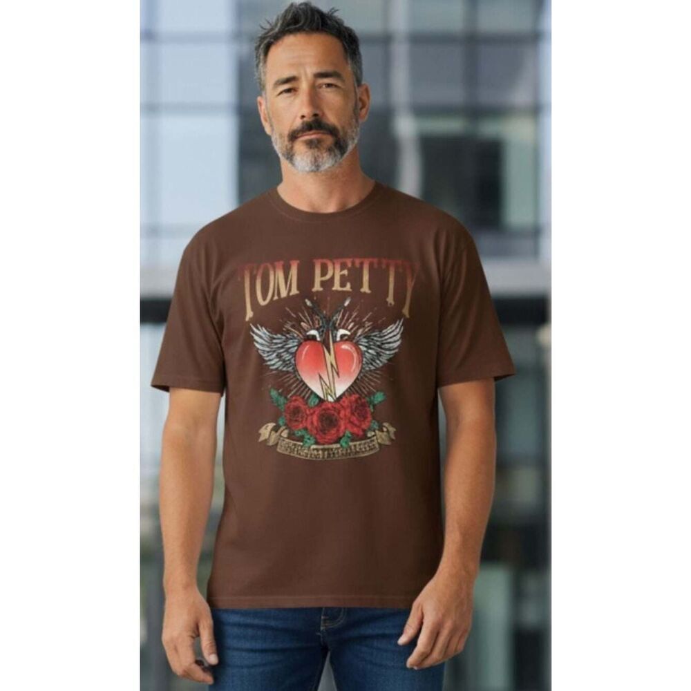 Tom Petty and the Heartbreakers Wings and Heart Graphic Tee